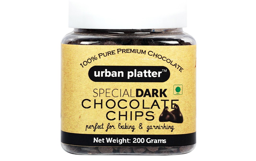 Urban Platter Special Dark Chocolate Chips   Jar  200 grams